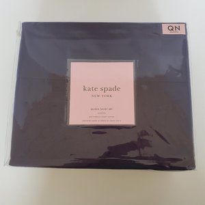 Kate Spade Weston Navy 4PC 300tc Queen Sheet Set